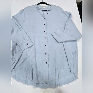 Light Blue Button-Up Shirt